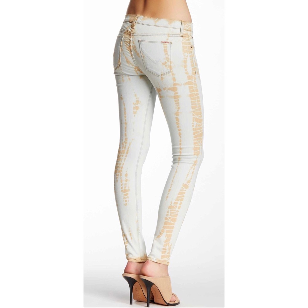 Hudson Krista Super Skinny Patterned Jeans
